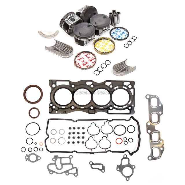 Juego completo de juntas rodamientos pistones aptos 05-12 Nissan Frontier Suzuki Equator 2.5L Foto 2 de 4