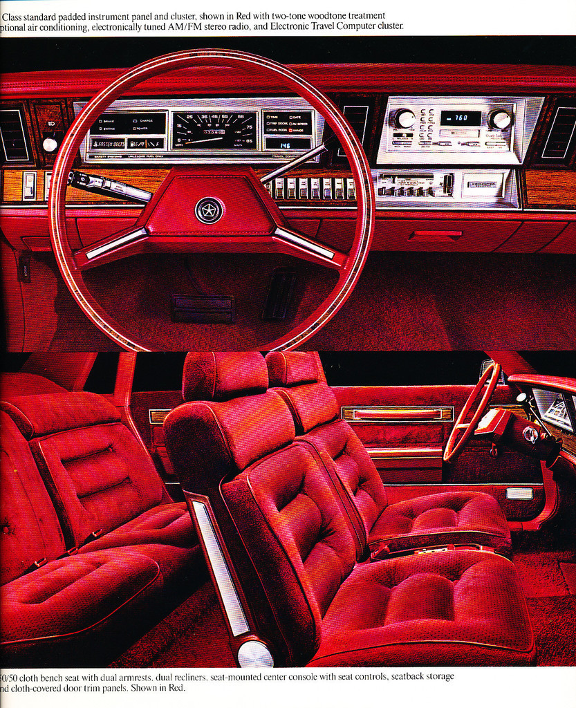 1983 Chrysler EClass E Class Sedan Original Dealer Car Sales Brochure