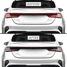For 2022 Kia Forte Tail Light Smoke Precut Vinyl Tint Overlays