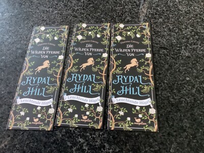 2x Die wilden Pferde von Rydal Hil  Lesezeichen  Buch Trenner  NEU  magellan