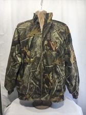 Vintage Liberty Hunting Jacket Large Reg 90s Realtree Hardwood Camouflage Zip