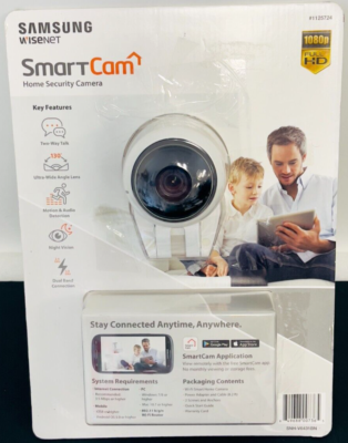 Samsung SNH-V6431BN Home SmartCam Full HD Wifi 1080p IP Cam w