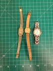 Lot 3 Seiko Quartz Ladies Wrist Watches Vintage Repair Parts Restore