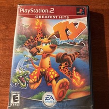 Ty Tasmanian Tiger (Sony PlayStation 2, PS2, 2002) Greatest Hits w/ Manual Incd.