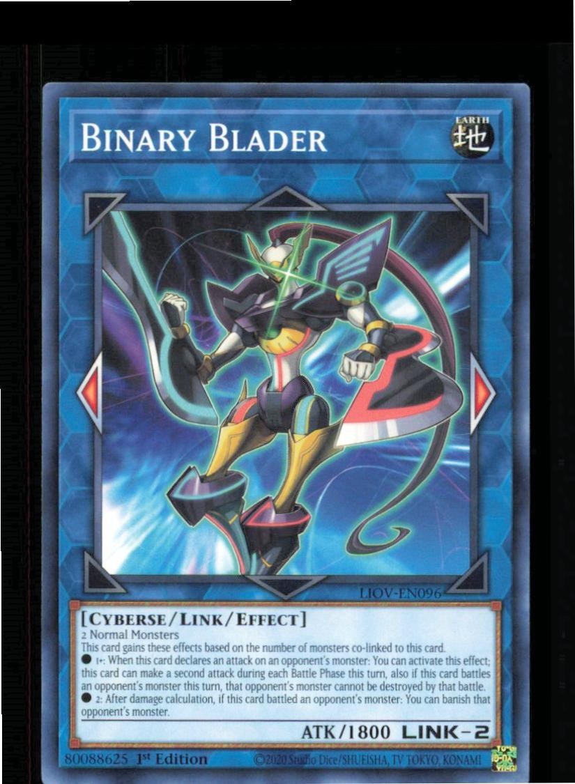 Binary Blader LIOV-EN096 Common Lightning Overdrive Yu-Gi-Oh 1st Edition NM