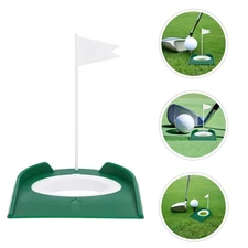  3pcs Golf Putting Trainer - Golf Putting Practice Plates With Removable Cups
