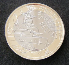 2025 HMS BELFAST £2 TWO POUND COIN BRILLIANT UNCIRCULATED