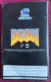 SEGA SATURN - DOOM - NOTICE / MANUEL D'INSTRUCTION - TBE
