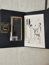 Accendino Vintage Sottile Antivento Windmill Card Lighter 5mm Vintage Originale