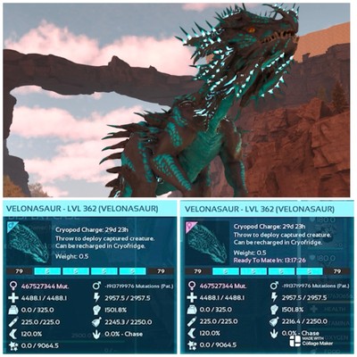 Ark Survival Ascended PVE TRON VELONASAUR PAAR XBOX/PC/PS5