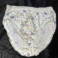 Vintage Maidenform Cotton Floral Panties