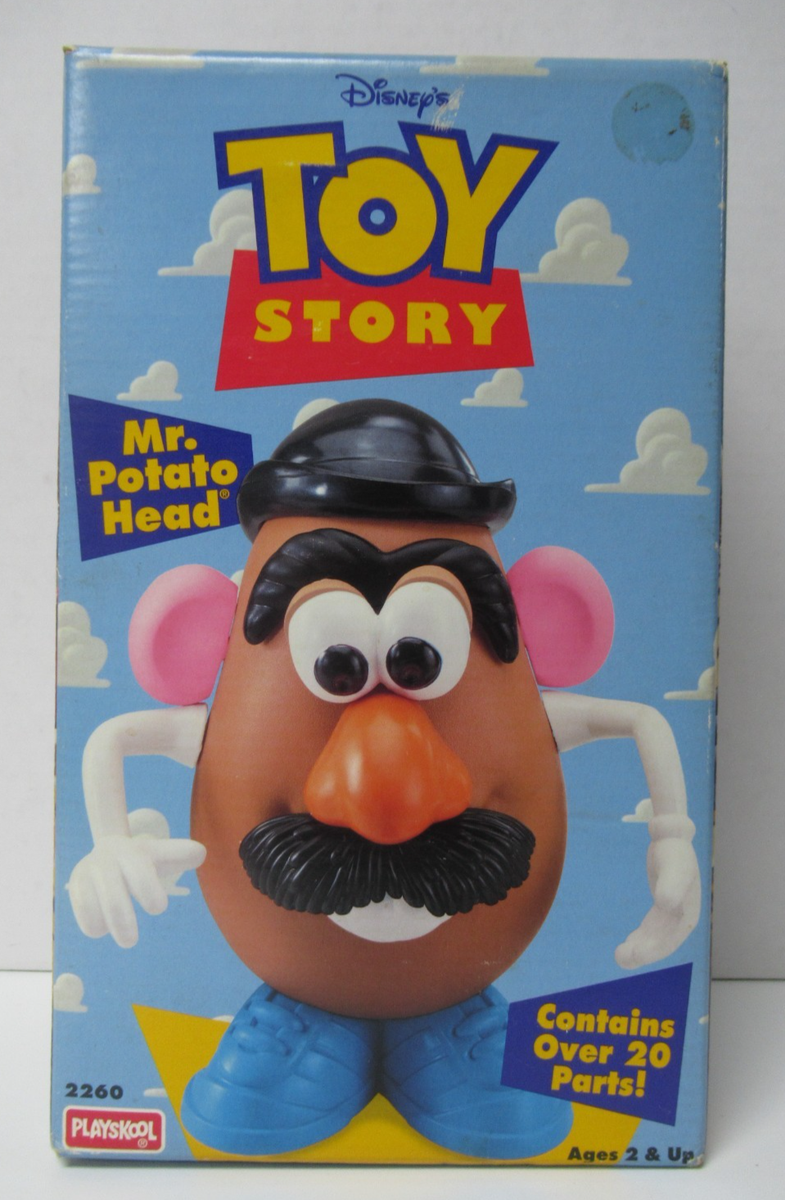初期トイストーリー 1995年 Mr. Potato Head フィギュア Original Vintage 1995 1st Disney Pixar Playskool Toy Story Mr