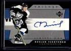 2005-06 Upper Deck Trilogy Scripts One Ruslan Fedotenko Auto Tampa Bay Lightning