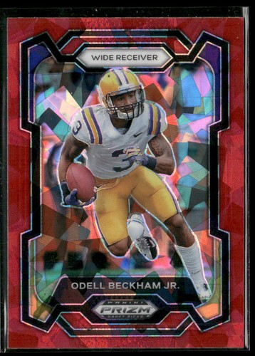 2024 Panini Prizm Draft Picks #8 Odell Beckham Jr. Red #/299