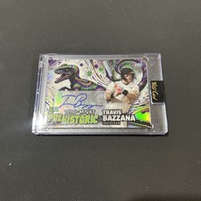 2024 WILD CARD TRAVIS BAZZANA AUTO AUTOGRAPH #1/3 DINO-MIGHT PRC
