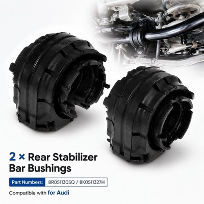 Rear Stabilizer Bar Bushing Kit For Audi Q5 2009-2022 2PCS 8R0511305Q 8K0511327H