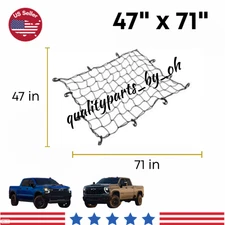 Truck Bed Cargo Net 47"x71" Heavy Duty For  CHEVROLET Silverado 1500 & 2500
