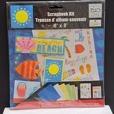 NEW - Me & My Big Ideas 8x8 Scrapbook Kits -Summer Beach Days