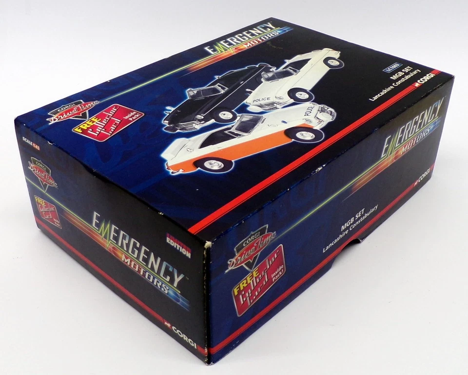 Corgi 1/43 Scale LC1003 - MGB Police Car Set - Lancashire Constabulary - Image 4 of 4