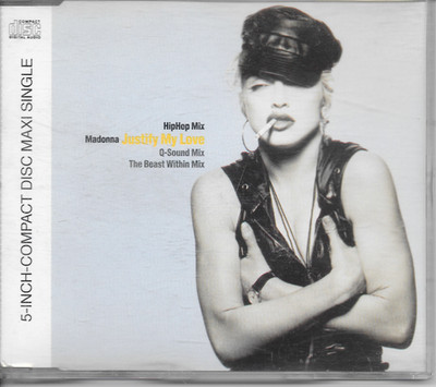 MADONNA - Justify my love (REMIXES) CD MAXI SINGLE 3TR Europe 1990 Pop (SIRE)