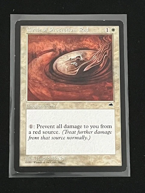 Set of Circle of Protections Magic the Gathering Tempest Cards - Image 4 of 4