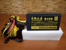 ATX2000 Mining Power Supply 2000w 8 Video Car...