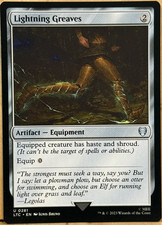 LIMITED EDITION Lord of the Rings MtG Lightning Greaves Unplayed NM