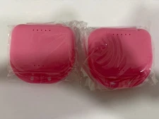 Denture Retainer Cases Dental False Teeth Mouth Guard Holder Travel Container