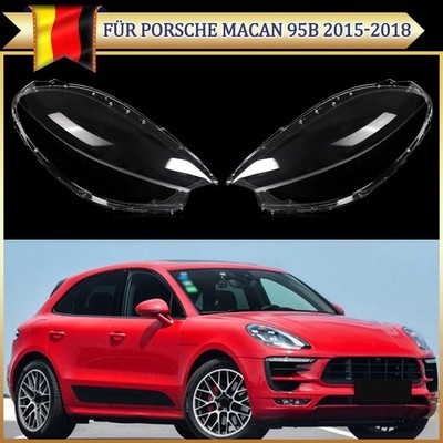 Für Porsche Macan 95B 15-18 Rechts Links Scheinwerferglas Abdeckung Streuscheibe