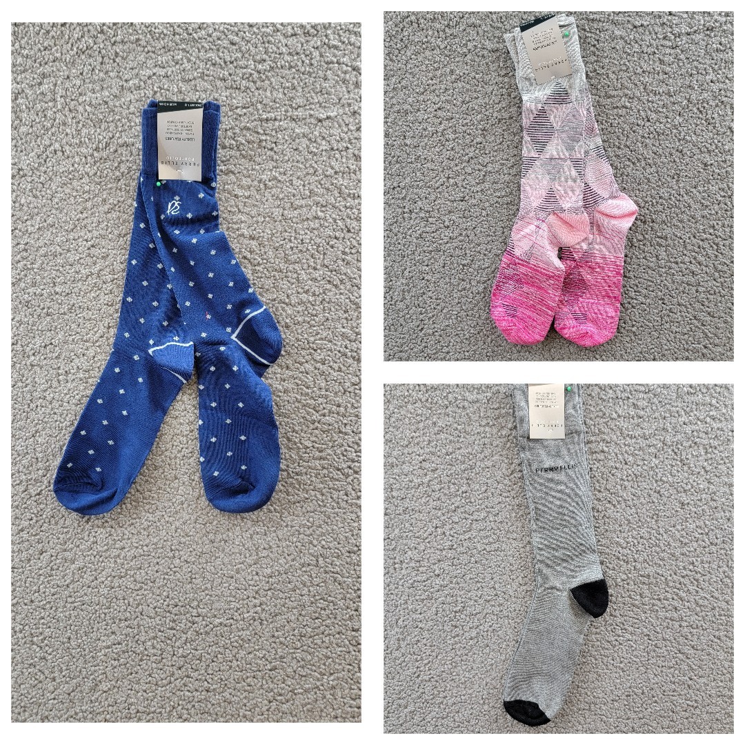 Портфолио Perry Ellis Portfolio Влагоотталкивающие носки Crew Мужские 7-12 многоцветные 2790₽