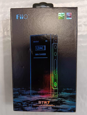Fiio BTR7 Bluetooth Amplifier DAC Type C Hi Res Audio Dual Output, Black