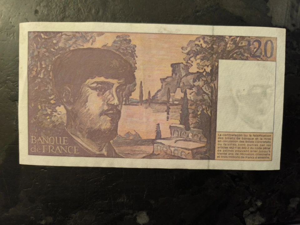 FRANCE billet 20 francs DEBUSSY - 1997 -  UNC-NEUF - Photo 2/2