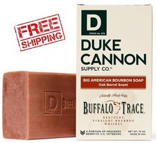 Duke Cannon Big Brick Soap Bar for Men 10oz American Bourbon Buffalo Trace