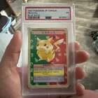 Pikachu Blue Back Topsun Japanese Pokémon (1997) - PSA 1 No number Error Pop 15!