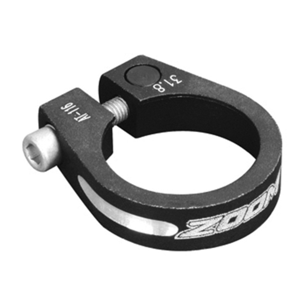 Bike Seat Post Clamp With Screw - Ø28.6Mm Black