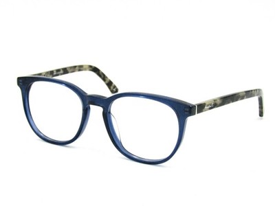 Amelia E. Twilight 35-003144 Women's Round Eyeglasses Frame, Blue 51-19-145 #314