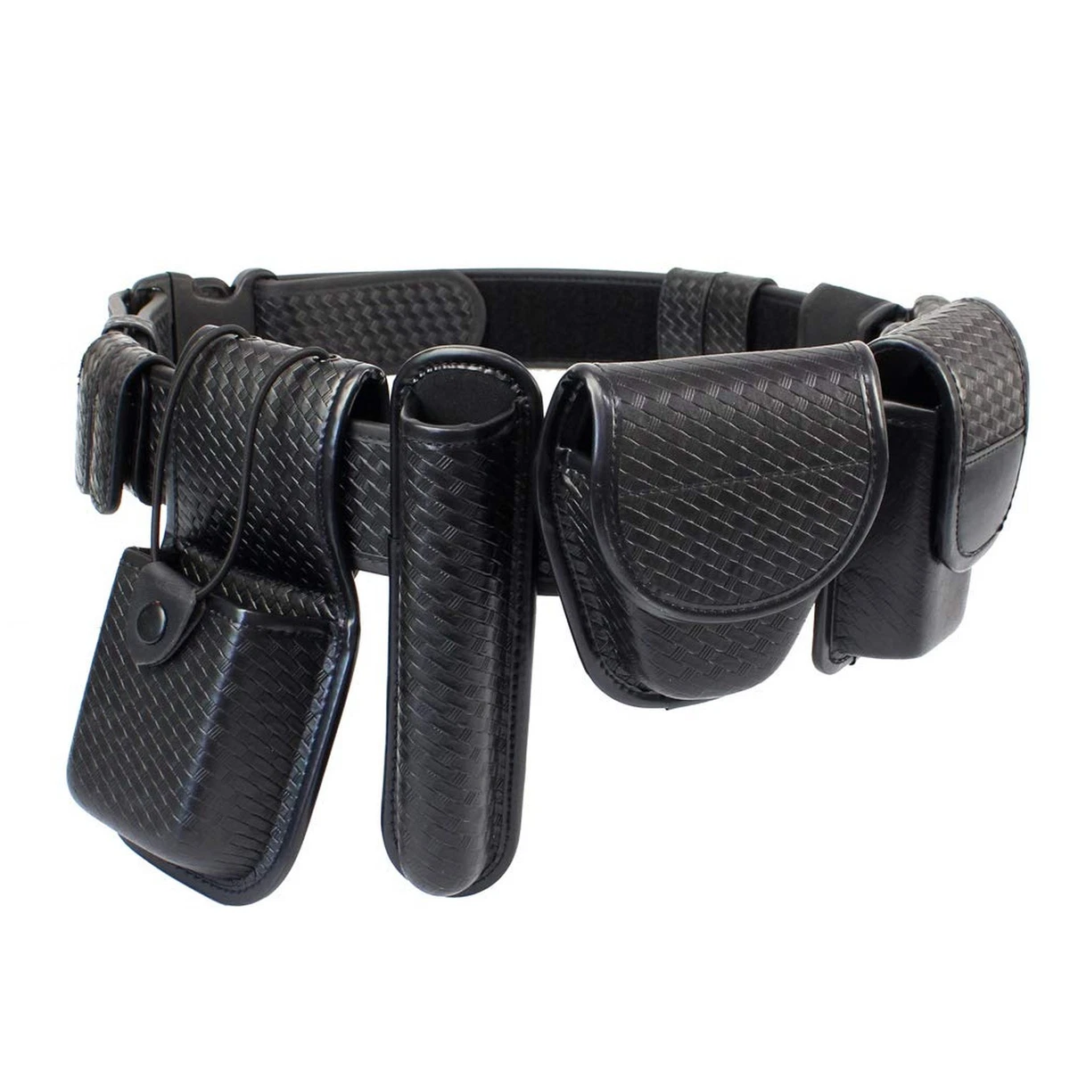 Pack 10 Hebillas De Cinturón Táctico De Nailon: Doble Botón Para Policía, Seguridad Y Aire Libre