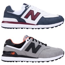 New Balance Mens Waterproof Golf Shoes 574 Greens V2 Leather Spikeless Comfort
