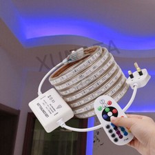RGB Dimmable 5050 LED Strip Waterproof Under Counter Commercial Rope Lights 220V