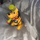 1950’s Marx Line Mar Japan Walt Disney Pluto Drum Major Tin Wind Up Toy Working