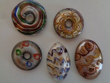 Lampwork Focals, 42-45mm Donut, 40x45mm Drop, Varied designs