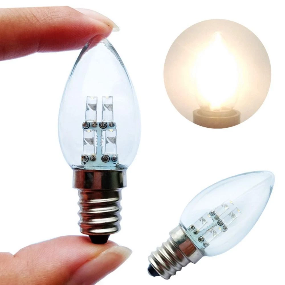 Mini Warm White Light Candelabra Light Bulb Filament Bulb LED