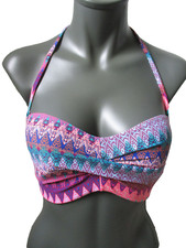 O NEILL Hyperdry Damen Bandeau Bikini Oberteil Gr 38D