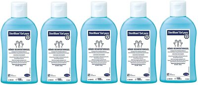 Bode | Hartmann Sterillium Gel pure Hände-Desinfektionsgel (5 x 100 ml)