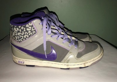 nike purple high top sneakers
