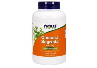 NOW FOODS, CASCARA SAGRADA 450mg 250 Kapseln SUPER PREIS