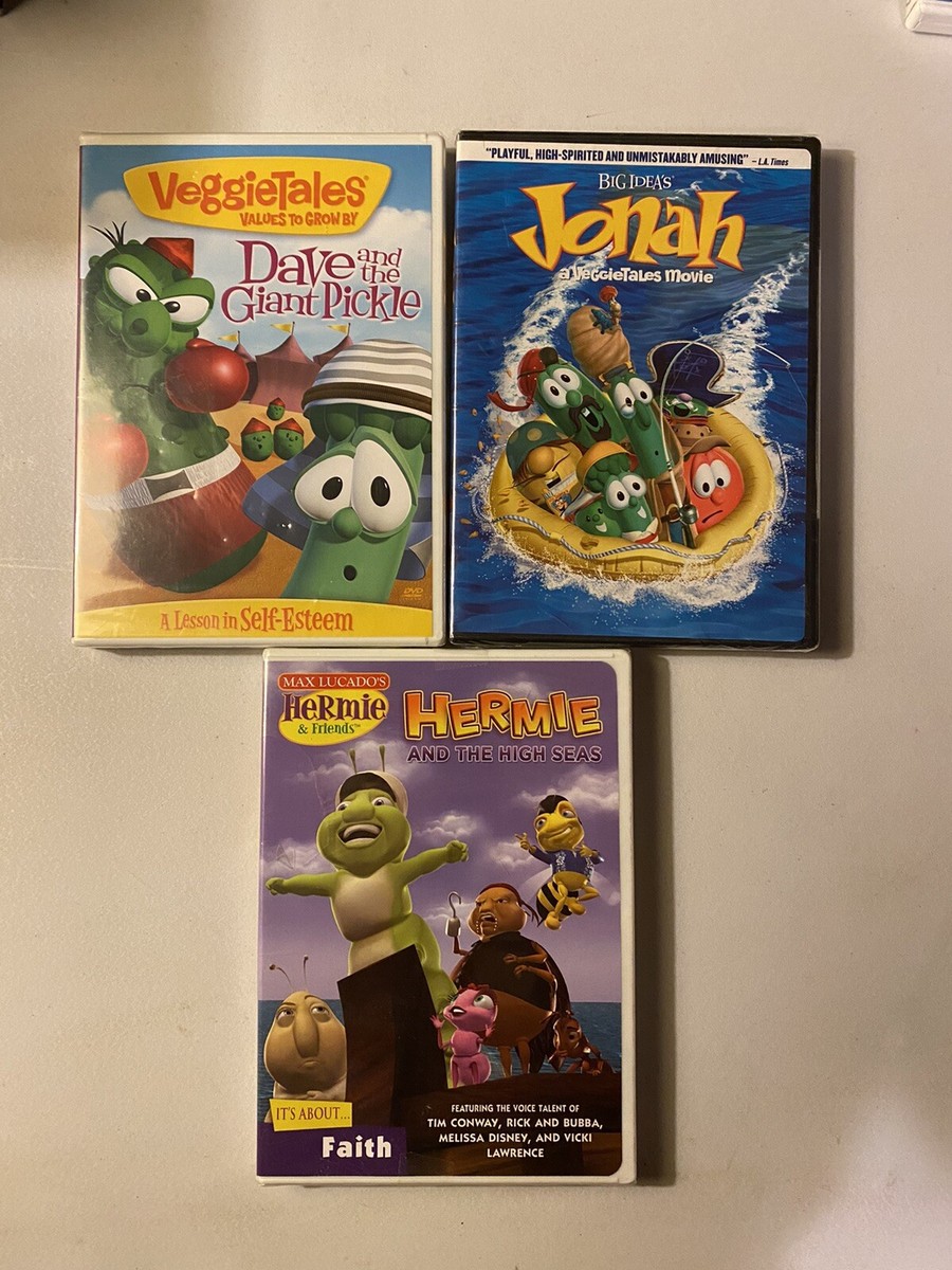 VeggieTales: Dave and the Giant Pickle (DVD) Brand New And Jonah