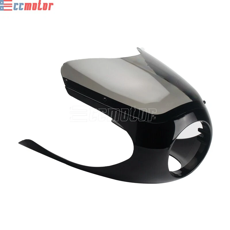 Обтекатель ветрового стекла фары 6-1/4 дюйма для Harley Dyna Honda Thruxton Yamaha XS BMW - Изображение 4 из 4