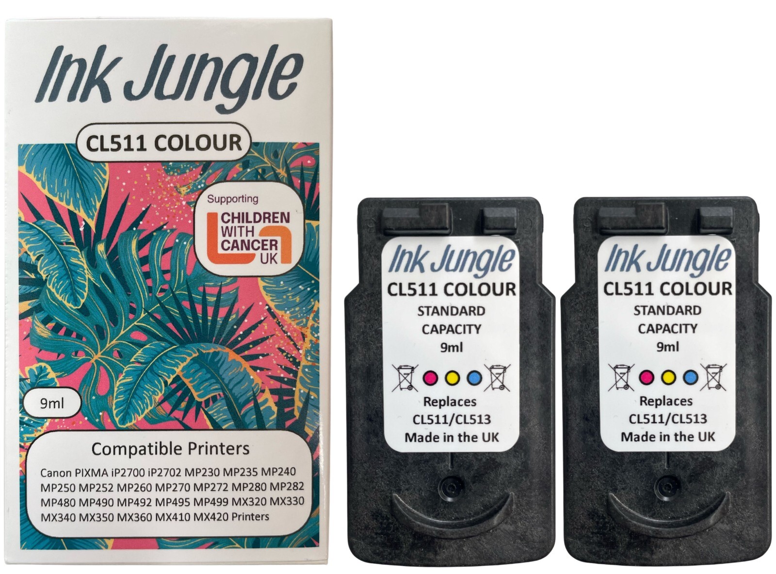 CL511 Colour Ink Cartridge For Canon PIXMA MP270 Inkjet Printer - Image 5
