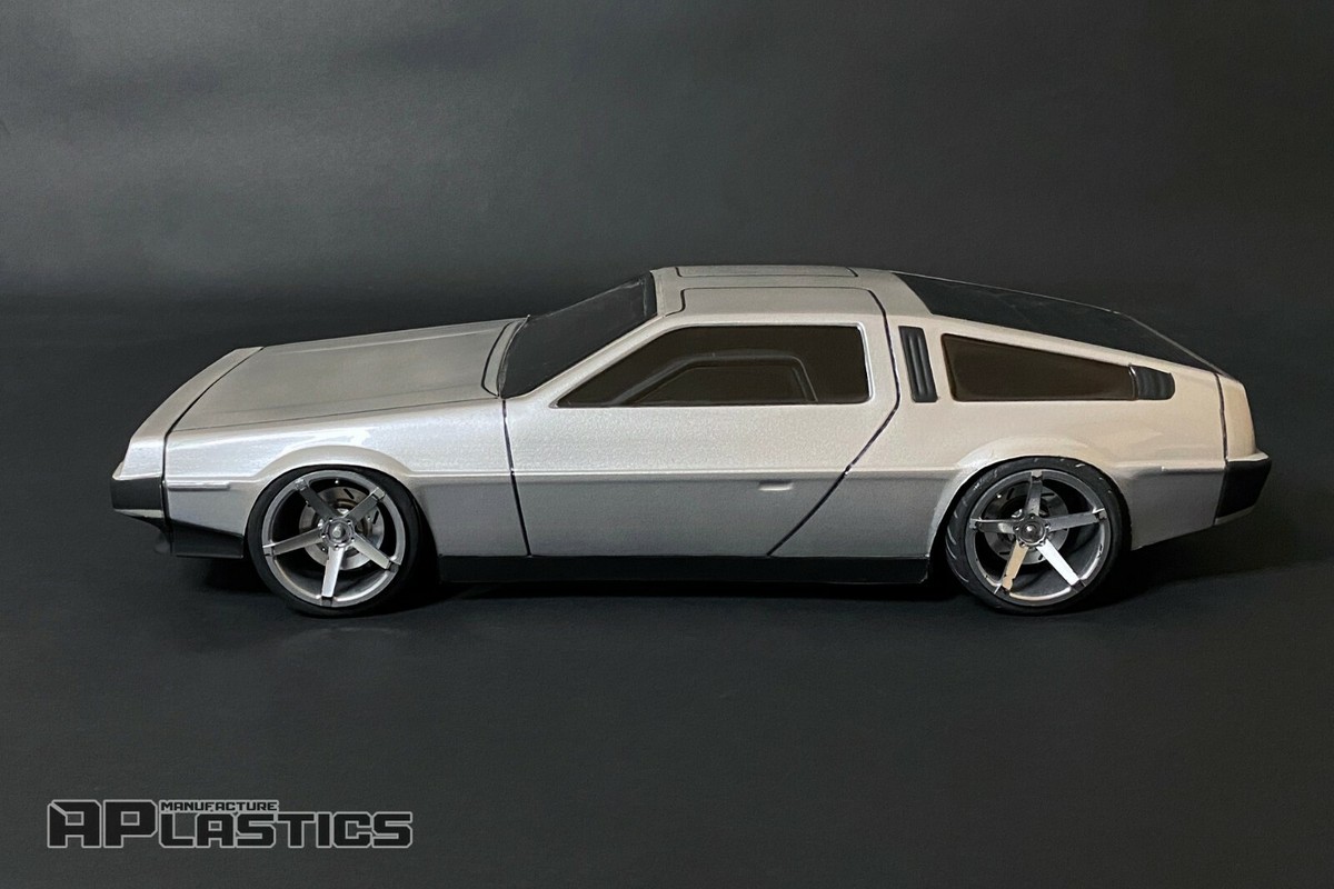 ジ*ボ様 1/10 DMC デロリアン　ボディセット　ラジコン RC Body Car Drift 1:10 DeLorean DMC 12 De Lorean style